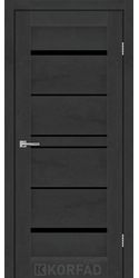 Межкомнатные двери VISTA, PVC Renolit Бетон Графіт black